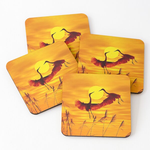 Item preview, Beauty Sunset Dusk Birds Egrets designed and sold by Pintergallery.