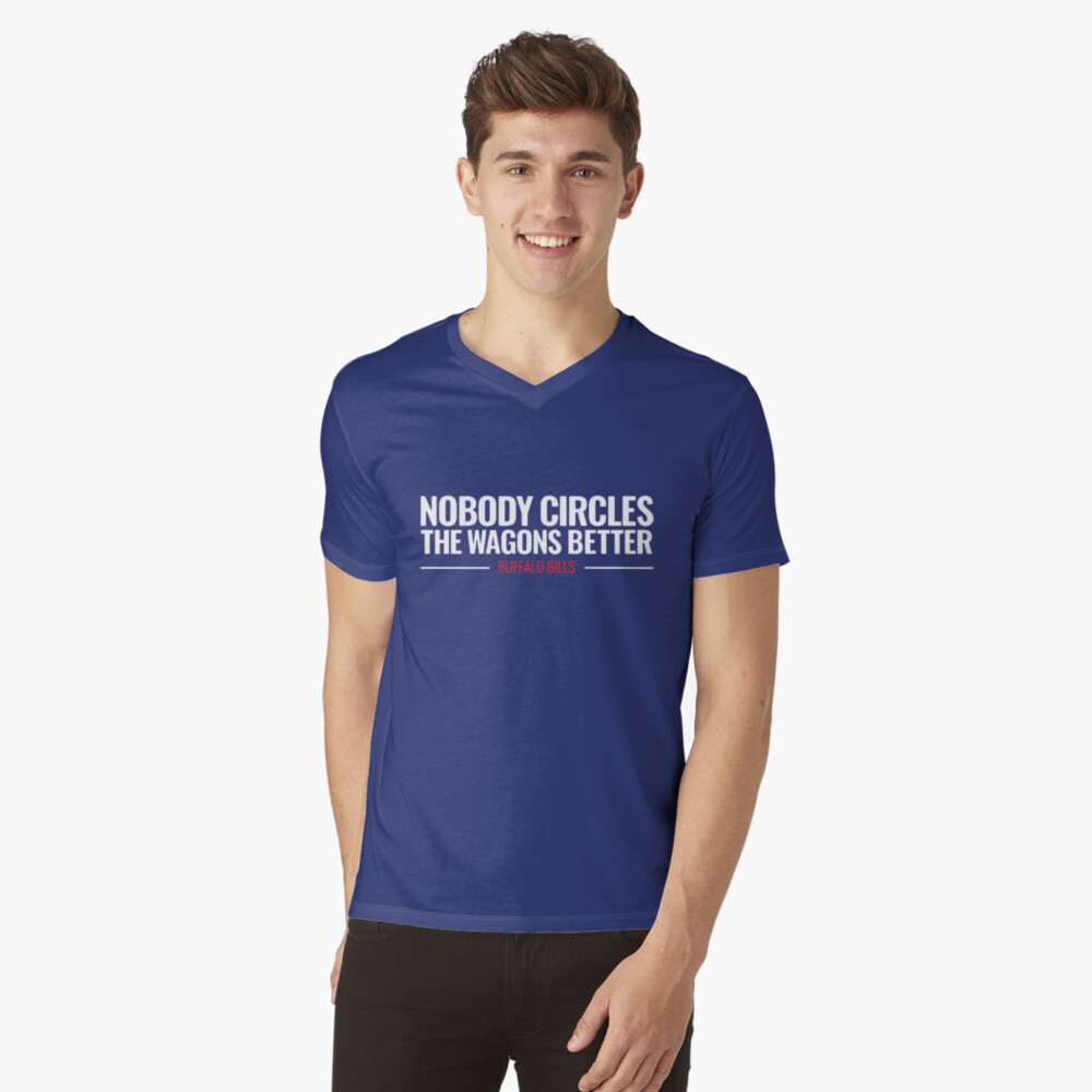 Buffalo NY WAGONS - Nobody Circle's Football Jersey Artwork T