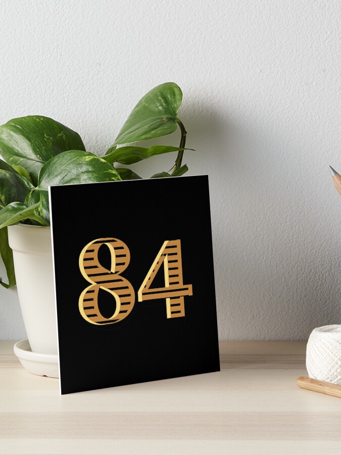 55 Gold Number Fifty five Sticker for Sale by Kiwwwi