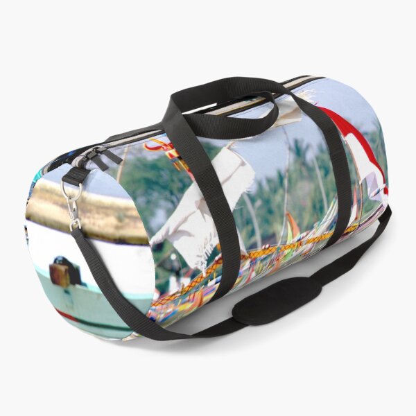Item preview, Colourful Indonesian fishing boats on a Lombok beach designed and sold by ArtbyBodge.