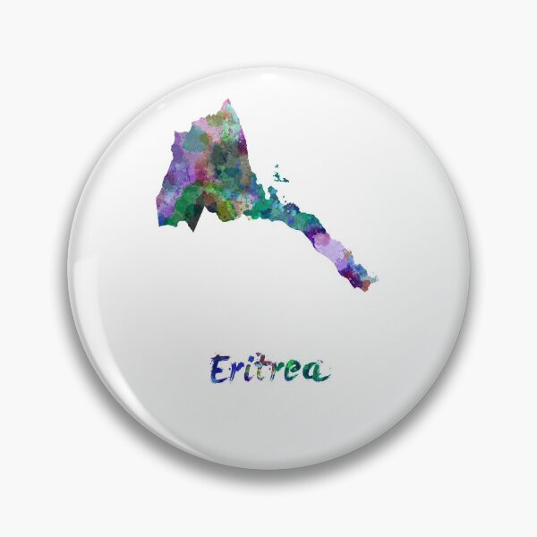 Item preview,  Eritrea watercolor map designed and sold by paulrommer.