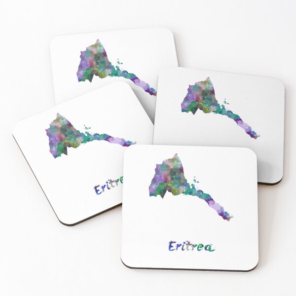 Item preview,  Eritrea watercolor map designed and sold by paulrommer.
