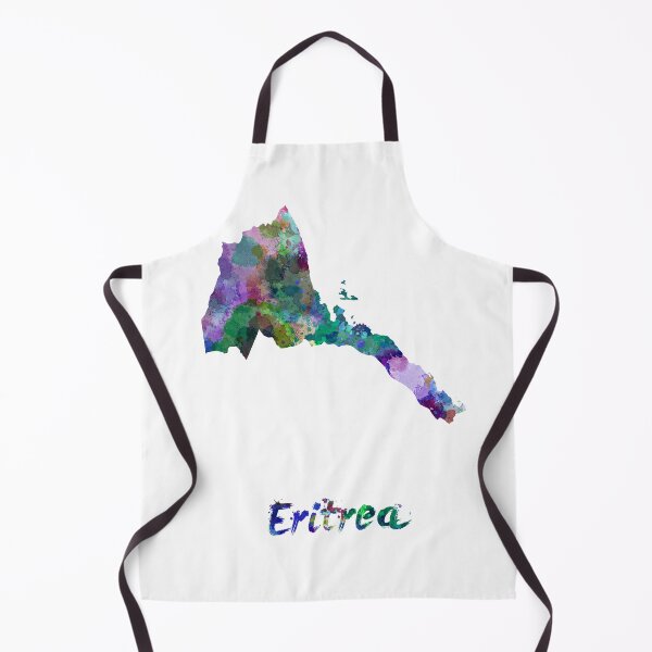 Item preview, Eritrea watercolor map designed and sold by paulrommer.