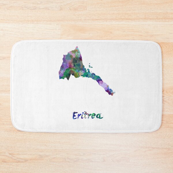 Item preview,  Eritrea watercolor map designed and sold by paulrommer.