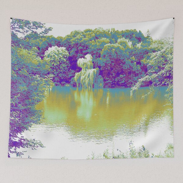 Item preview, Calm Lake Reflection Watercolor designed and sold by Billgreen54.