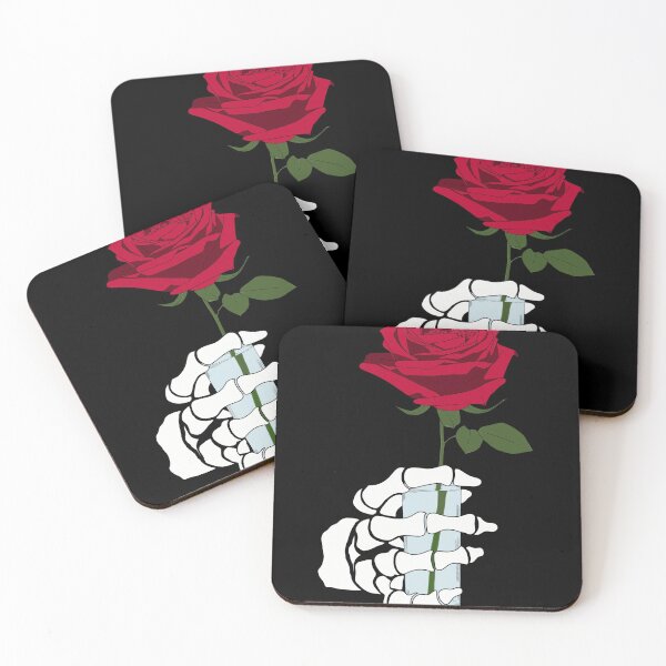 Item preview, Skeleton Hand Holding Red Rose designed and sold by HENO-.