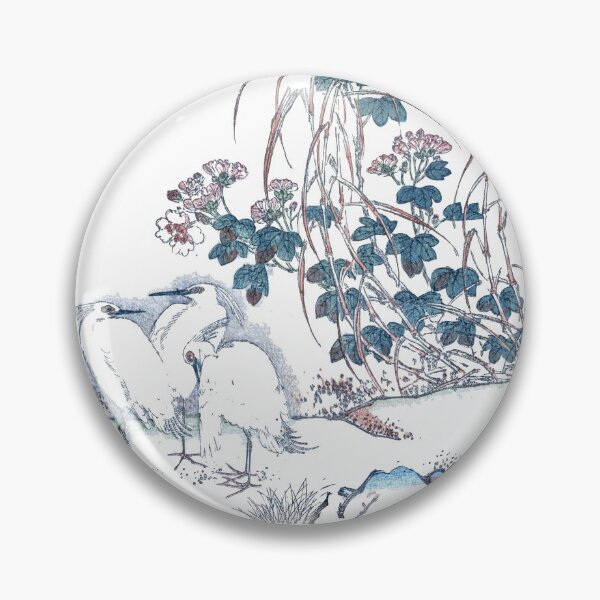 Item preview, Ilustración japonesa pájaros y flores designed and sold by Rantan1618.