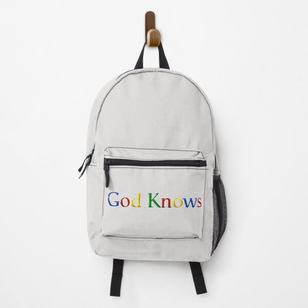 Item preview, God Knows Ask God Religious Seek And Find Search Engine SEO Logo Parody designed and sold by hempress.