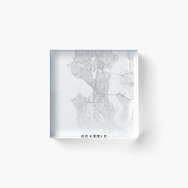 Item preview, Seattle Map, Art Print By LandSartprints designed and sold by LandSartprints.