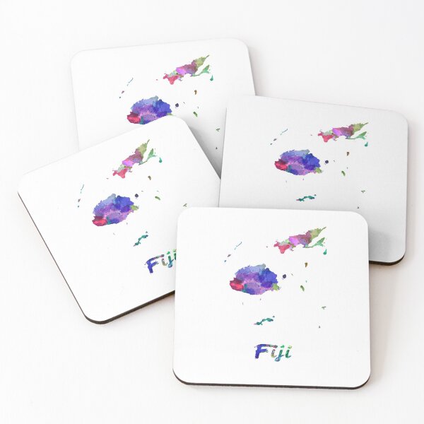 Item preview,  Watercolor map fiji designed and sold by paulrommer.