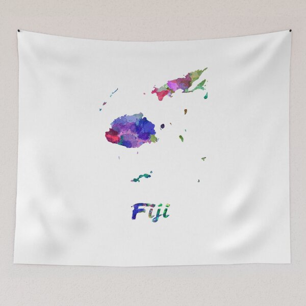 Item preview,  Watercolor map fiji designed and sold by paulrommer.