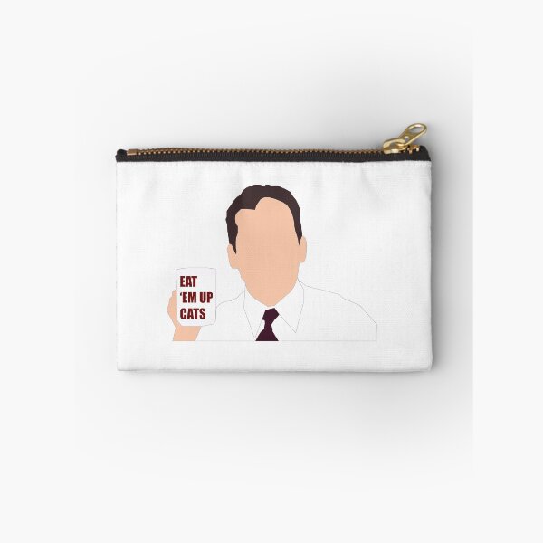 Item preview, Texas State Eat Em Up Cats Michael Scott Inspired Sticker designed and sold by Rajiakhan.