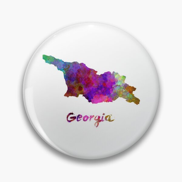 Item preview,  Georgia watercolor map designed and sold by paulrommer.