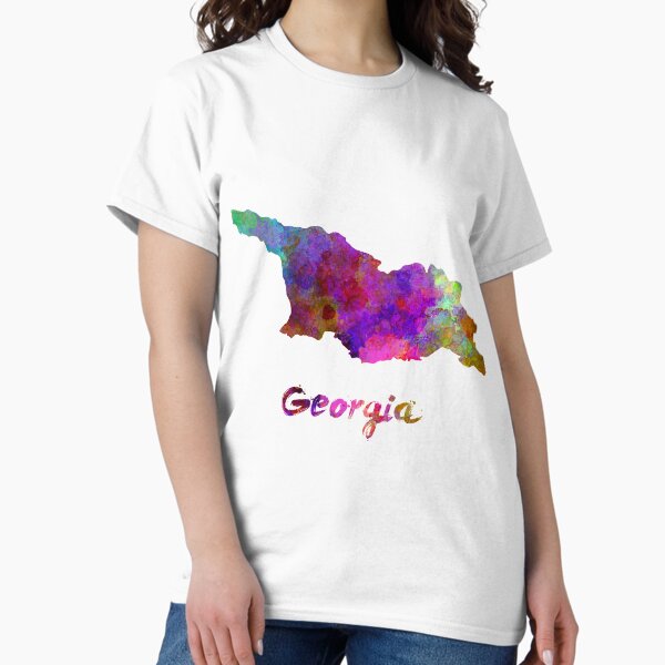 Item preview,  Georgia watercolor map designed and sold by paulrommer.