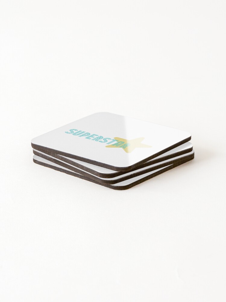 Thumbnail 4 of 5, Coasters (Set of 4), Superstar designed and sold by InputVSOutput.