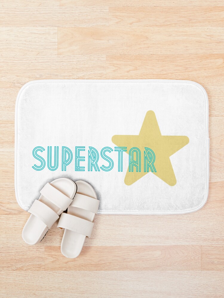 Thumbnail 1 of 6, Bath Mat, Superstar designed and sold by InputVSOutput.