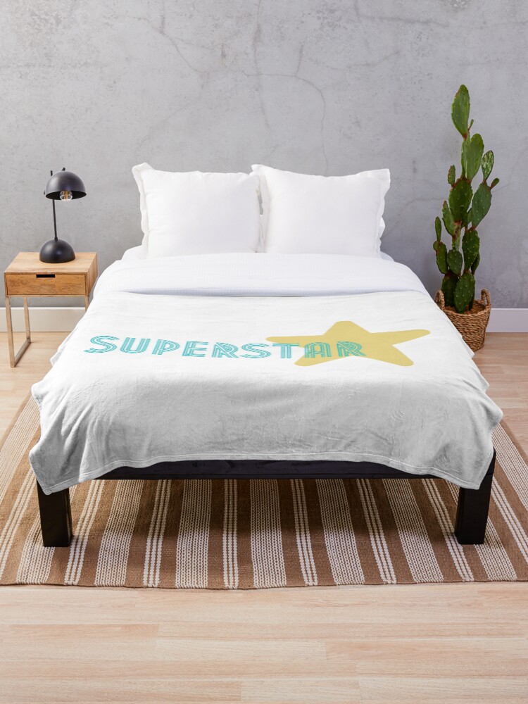 Thumbnail 1 of 6, Throw Blanket, Superstar designed and sold by InputVSOutput.