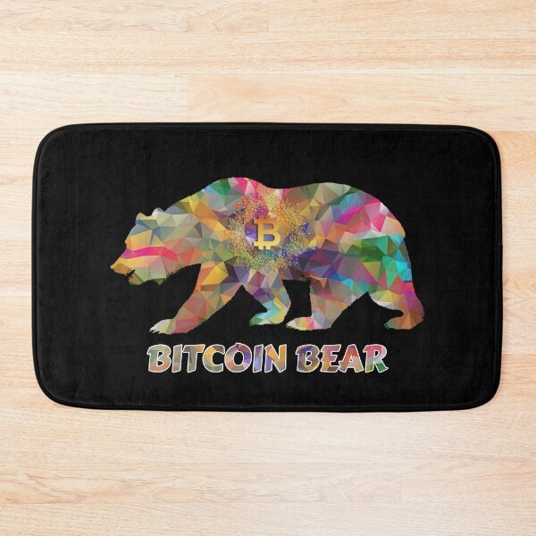 Item preview, Bitcoin Bear Cryptocurrency Pixel Art designed and sold by Bitcoin-Fashion.