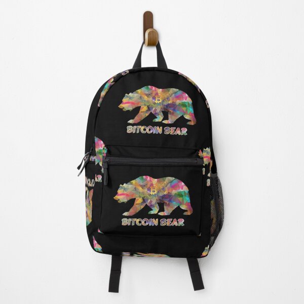 Item preview, Bitcoin Bear Cryptocurrency Pixel Art designed and sold by Bitcoin-Fashion.