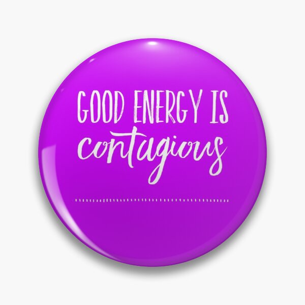 Item preview, Good energy is contagious yoga positivity white font design designed and sold by ashdenent.