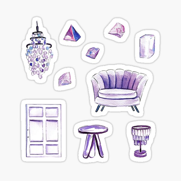 BTS Jin Room BE Concept Photo Sticker