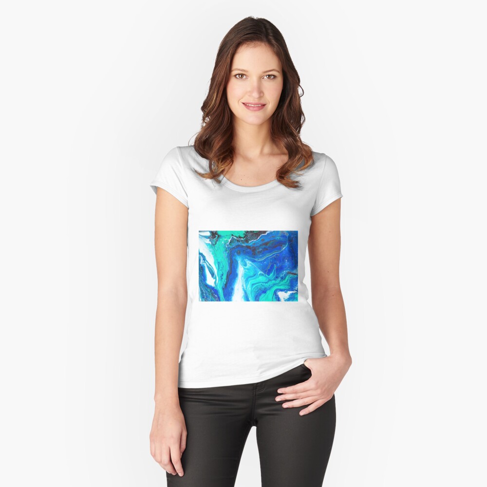 Item preview, Fitted Scoop T-Shirt designed and sold by KimHebblewhite.