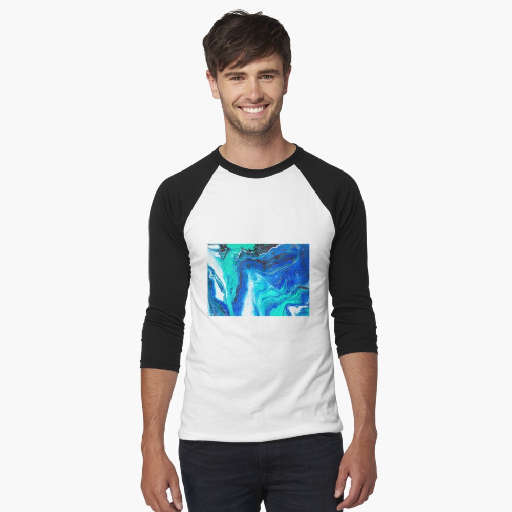 Item preview, Baseball ¾ Sleeve T-Shirt designed and sold by KimHebblewhite.