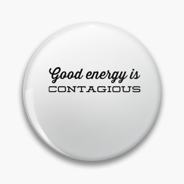 Item preview, Good energy is contagious yoga positivity black font design designed and sold by ashdenent.
