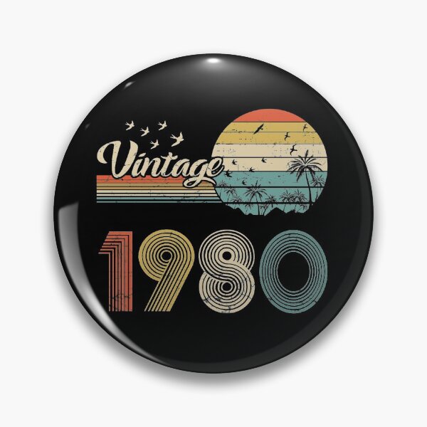 Item preview, Vintage 1980, Born in 1980 Birthday Retro Design,41st Birthday Gift, 41 Years Old designed and sold by MN-Shop0123.