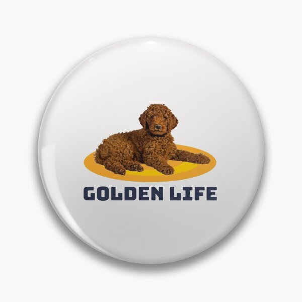 Item preview, Golden Life with Mini Labradoodle designed and sold by ARUN VASWANI.