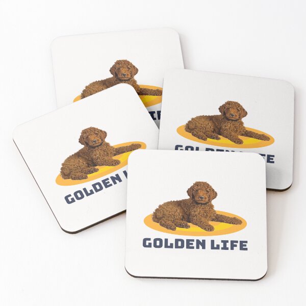 Item preview, Golden Life with Mini Labradoodle designed and sold by ARUN VASWANI.