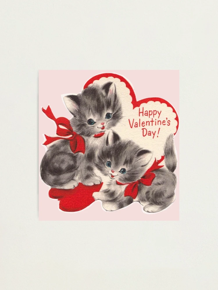 For a Sweet Little Niece Vintage Valentine's Day Card Art Print for Sale  by Bellathewilde