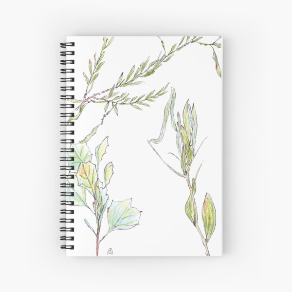 Australian Artwork - Leaves - Barkley, Highway, NT, Aus Spiral Notebook