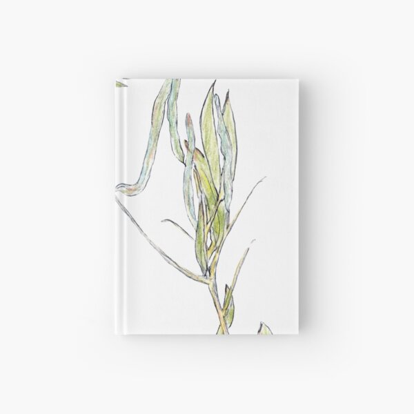 Australian Artwork - Leaves - Barkley, Highway, NT, Aus Hardcover Journal