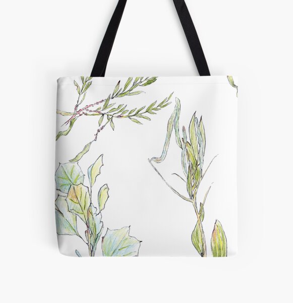 Australian Artwork - Leaves - Barkley, Highway, NT, Aus All Over Print Tote Bag