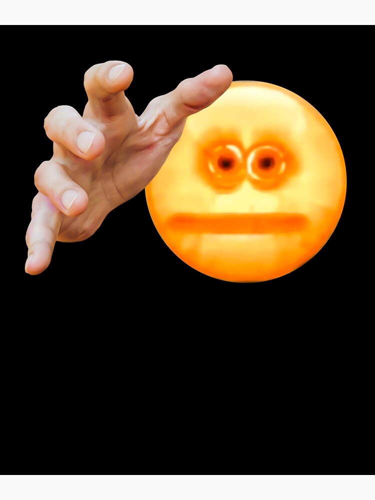 Crying cursed emoji looking at phone Blank Template - Imgflip