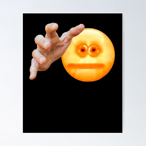 Cursed Stressed Emoji Sticker for Sale by LLFits