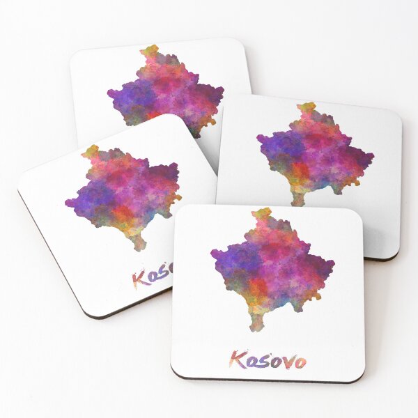 Item preview, Kosovo watercolor map designed and sold by paulrommer.