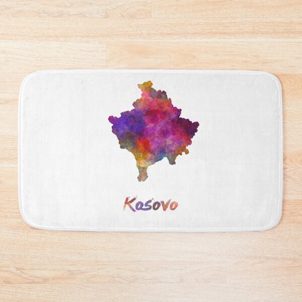 Item preview, Kosovo watercolor map designed and sold by paulrommer.
