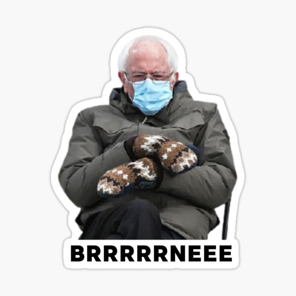 Item preview, Bernie's Mittens Sanders Meme designed and sold by gillys.