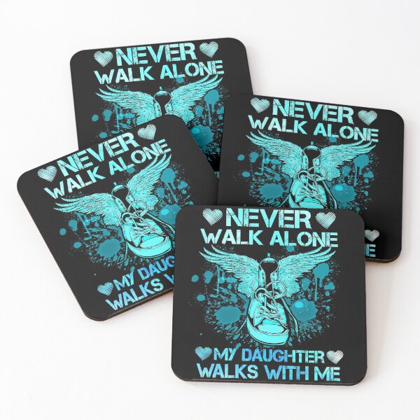 Item preview, Never Walk Alone My daughter Walks With Me gift for dad and mom whose daughter was in heaven, valentine gift designed and sold by davidcgonzale.