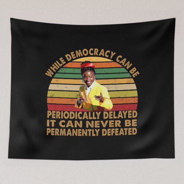 Item preview, While democracy can be periodically delayed it can never be permanently defeated vintage designed and sold by Kaliarizone.