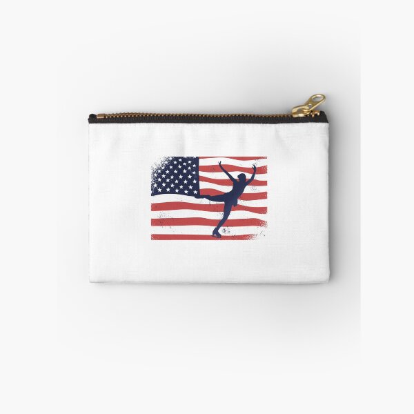 Item preview, Ice Skating Ice Skating Figure Skating USA Flag designed and sold by DerSenat.