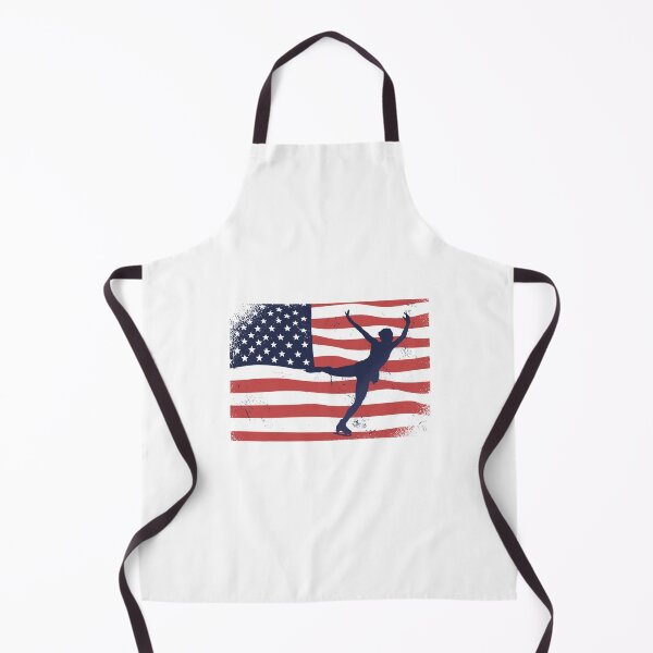 Item preview, Ice Skating Ice Skating Figure Skating USA Flag designed and sold by DerSenat.