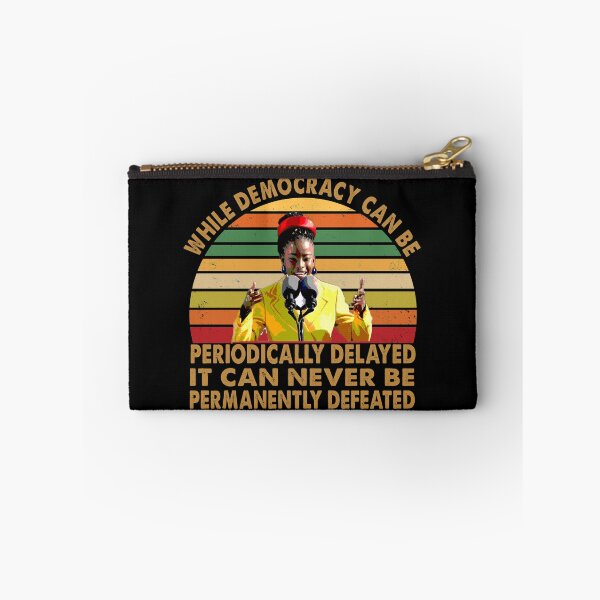 Item preview, While democracy can be periodically delayed, it can never be permanently defeated designed and sold by Kaliarizone.