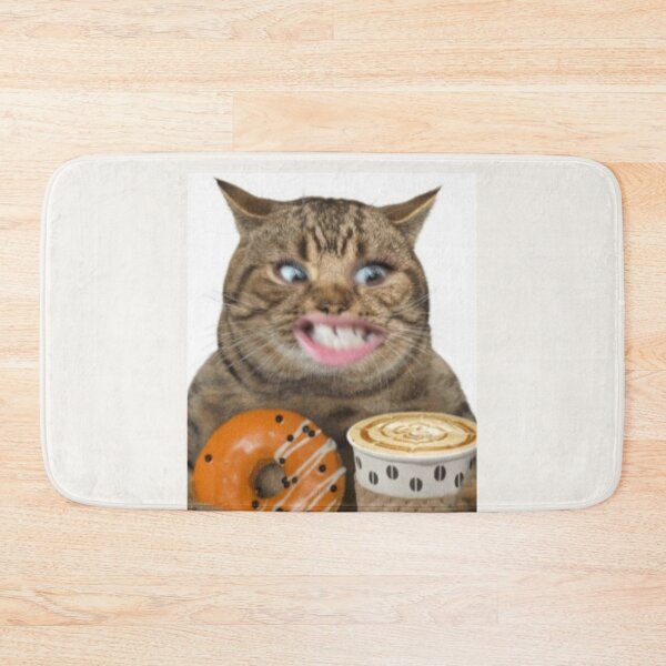 Item preview, Funny Cat, All I Need In Life - Coffee & Donuts designed and sold by House of Hartz by: Dominique11.