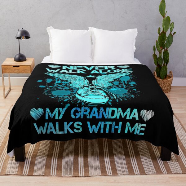 Item preview, Never Walk Alone My Gramdma Walks With Me gift for dad and mom whose daughter was in heaven, valentine gift designed and sold by davidcgonzale.