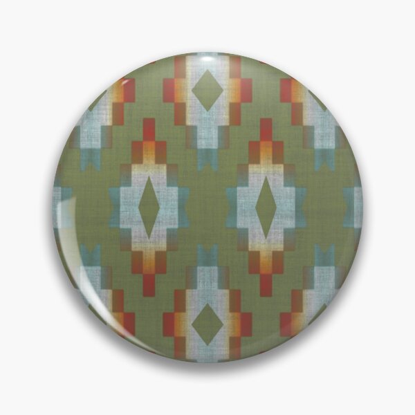 Item preview, Arty Azul Naranja Rojo Verde Patrón tribal designed and sold by LC Graphic Design Studio.
