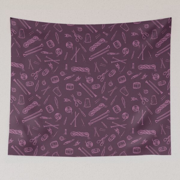 Item preview, Yarncraft Pop Purple designed and sold by MaggieAlaMode.