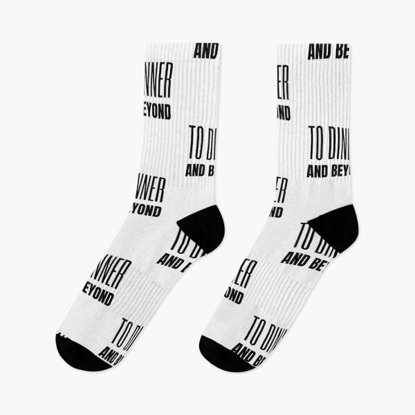 Item preview, To Dinner And Beyond - Funny Dating - Black Text designed and sold by DrawingBoard.